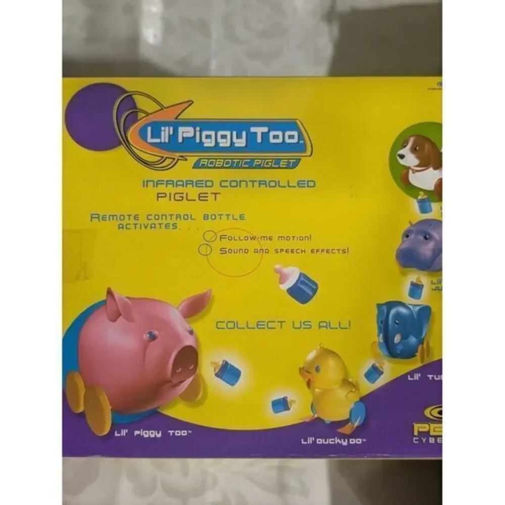 Lil' Piggy Too‎ Robotic Piglet Infrared Controlled PETS CYBER ZOO - NEW 2001